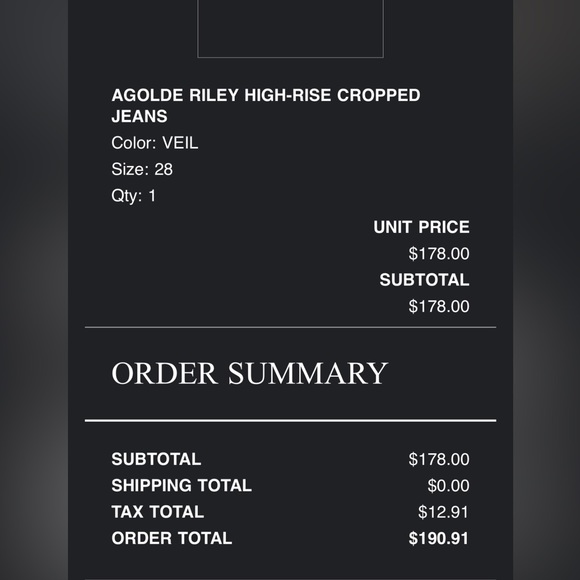 Agolde Riley High Rise Straight Jeans Women's Size 28 White Veil Distressed - Picture 5 of 5